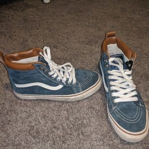 Vans x Scotchgard real leather fleece lined.